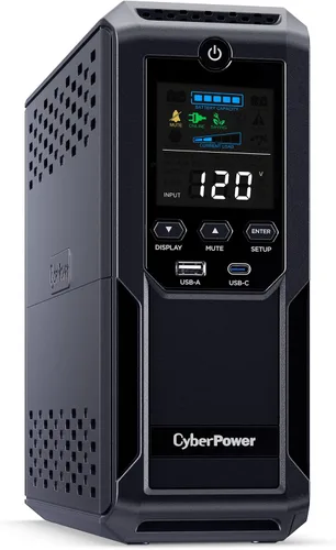 Vista 12 de CyberPower CP850AVRLCD - Batería de respaldo inteligente para UPS