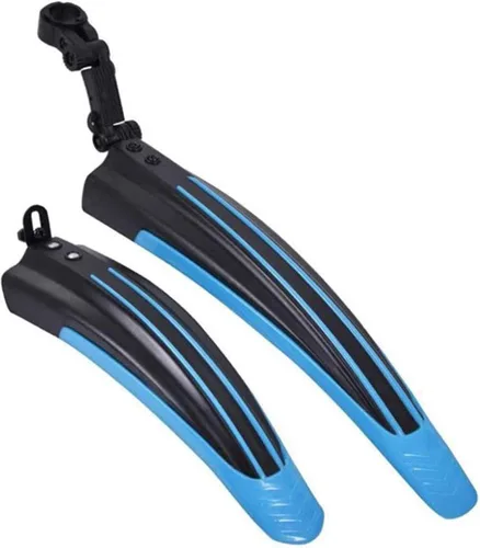 Vista 3 de Conjunto de guardabarros ajustable para bicicleta de montaña, bicicleta de bicicleta, neumáticos delanteros y traseros, guardabarros