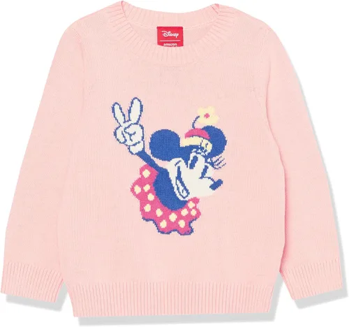 Vista 6 de Amazon Essentials Disney Marvel Star Wars Suéteres suaves de manga larga con cuello redondo para niñas y niños pequeños Avengers Logo - Chicas