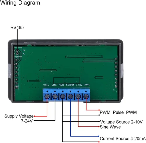 Vista 5 de Hilitand Módulo Generador, Generador 4-20mA 2-10V, Generador Ajustable Multifuncional, Soporte Múltiples Modos