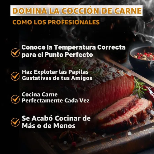 Vista 4 de La mejor guía de temperatura de la carne + gráfico de imanes de cortes de carnicero Carne de res y cordero