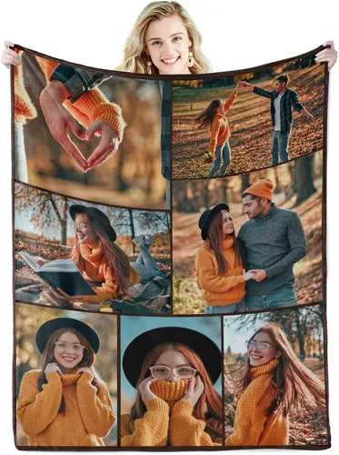 Vista 23 de Mantas personalizadas con fotos, manta personalizada con fotos, manta suave personalizada, regalos para el mejor papá de la historia, abuelo
