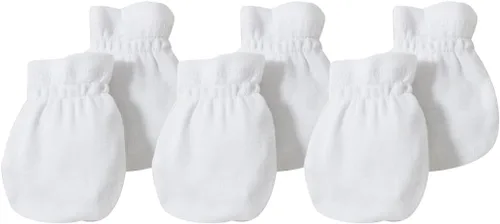 Vista 8 de Burt's Bees Baby - Mitones para bebé, antiarañazos, 100% algodón orgánico, juego de 3