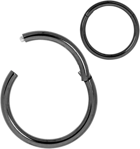 Vista 39 de 365 Sleepers - Piercing para el cuerpo de acero quirúrgico 316L, 20G, 18G, 16G, 14G, 12G, 10G, 8G, 6G, con sección abisagrado, se vende por unidad