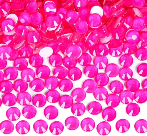 Vista 10 de Diamantes de imitación de cristal con parte trasera plana, gemas luminosas, 1440 unidades de diamantes de imitación de cristal no termoadhesivos