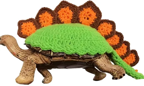 Vista 3 de Suéter para tortuga, suéter de punto cálido de invierno hecho a mano con correa ajustable, suéter de animal pequeño, ropa de tortuga para Navidad