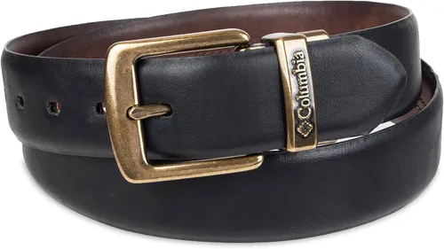 Vista 3 de Columbia Cinturón de mezclilla casual reversible dos en uno para hombre
