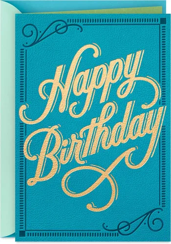 Vista 9 de Hallmark - Tarjeta de cumpleaños Signature (Mejor cumpleaños de todos)