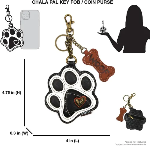 Vista 90 de CHALA Dog Collection - Llavero decorativo para mujer