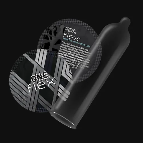 Vista 5 de ONE Preservativos Flex - Preservativos de próxima generación mejorados con grafeno, el material más delgado y fuerte del mundo& # x2019 Sensación