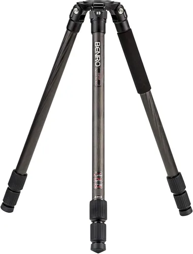 Vista 14 de Benro Aero 6 PRO - Trípode de viaje con monopie con cabezal de video fluido de base plana S6 PRO, 13.2 libras máximo, columna central de nivelación