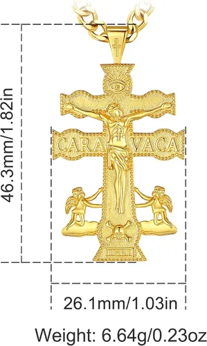 Vista 233 de CELESTIA Medallas de plata de ley 925 San Miguel/San Cristóbal/San Benito/San Gabriel/Virgen María/Jesús/Caravaca/Metatrón/Sello de los Siete