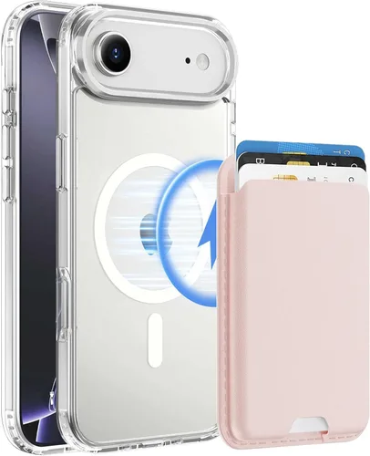 Vista 60 de Funda magnética para iPhone 12 Pro Max, cartera magnética desmontable con soporte para tarjetas, [compatible con MagSafe] grado militar, a prueba