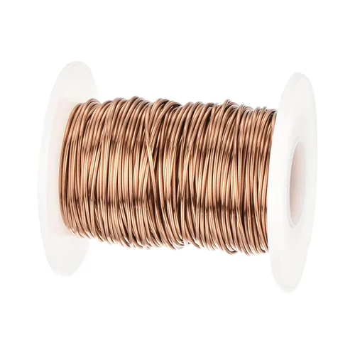 Vista 101 de MECCANIXITY - Alambre magnético de calibre 46 AWG - 0.04mm Hilo de cobre esmaltado - Bobina de alambre magnético de 14669 pies (4471m) - 50g Grado F