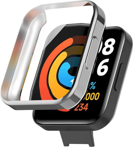 Vista 5 de [Paquete de 5] Funda Senter para Redmi Watch2 Lite, parachoques integral de TPU suave sin protección de pantalla integrada para reloj inteligente