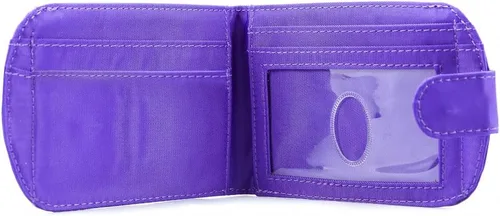 Vista 5 de Big Skinny Billetera Taxicat plegable en dos para mujer, hasta 25 tarjetas