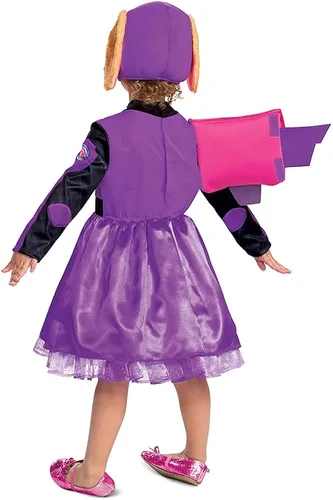 Vista 3 de Paw Patrol - Disfraz de Skye Deluxe para niños pequeños Multi colorido