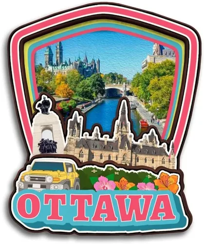 Vista 20 de Kitchener Ontario Canada - Imán para nevera de madera 3D, madera 3D, hecho a mano, recuerdos de la ciudad, imán para nevera, decoración del hogar