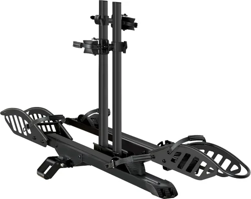 Vista 13 de Portabicicletas de Enganche Young - Portabicicletas para Coche SUV Camión RV, para 2 Bicicletas Eléctricas, Capacidad 200lbs Neumáticos Anchos
