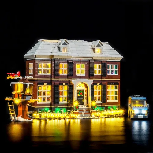Vista 11 de VONADO Kit de luz LED compatible con el juego Lego Home Alone - Versión musical