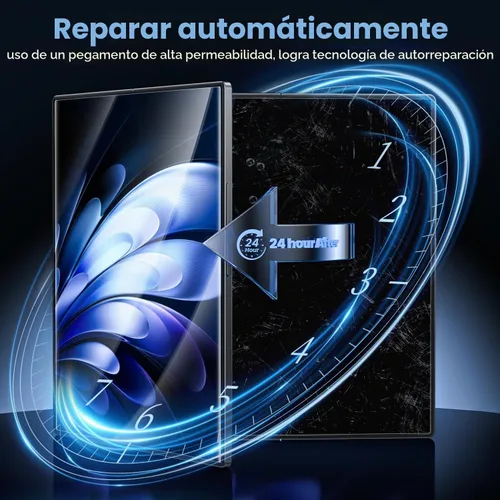 Vista 2 de WSKEN Protector de pantalla para Samsung Galaxy Z Fold 7 – [Marco de alineación automática] Paquete de 2 películas interiores de TPU + 2