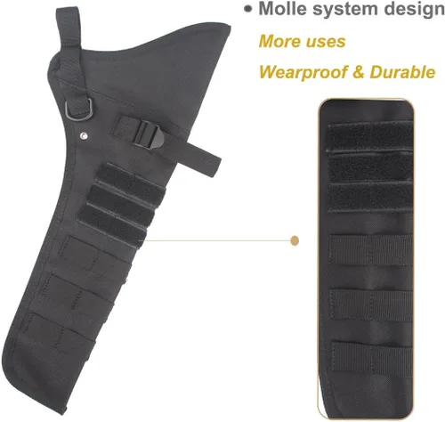 Vista 3 de Arco ligero flecha flecha carcaj plegable compacto flechas bolsa con sistema Molle colgado para tiro al blanco