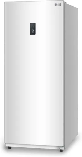 Vista 14 de BLACK+DECKER - Congelador vertical de 8.5 pies cúbicos, congelador de pie con control de temperatura mecánico, congelador vertical con 3 estantes