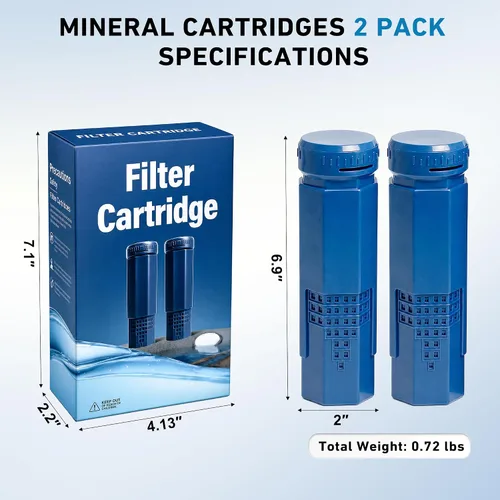 Vista 3 de Cartuchos de repuesto minerales compatibles con el sistema en línea Frog