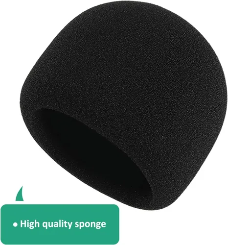 Vista 5 de Filtro pop de micrófono y parabrisas de espuma para Razer Seiren V2 X Mic, micrófono profesional con cubierta de micrófono de espuma para grabación