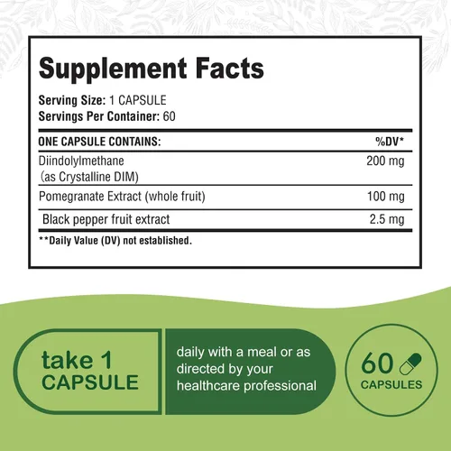 Vista 4 de Simlike Nutracéuticos - DIM, hormona + desintoxicación (60 cápsulas)
