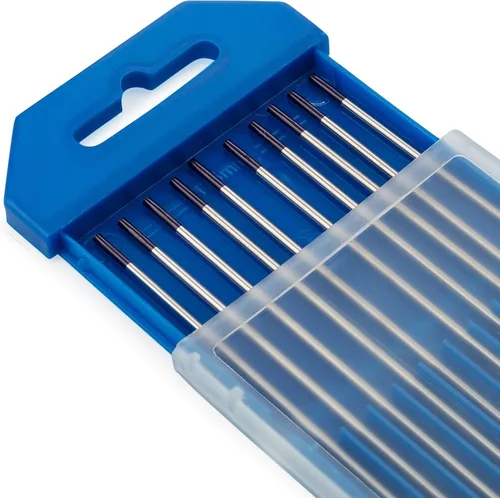 Vista 10 de Midwest Tungsten Service TIG Electrodos de soldadura de tungsteno paquete de 10 unidades (blanco - tungsteno con circonio 0.8% (WZ8, EWZ-0.8), 1/8