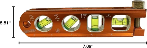Vista 9 de Nivel magnético de la marca Swanson Tool de 6 pulgadas, muy resistente