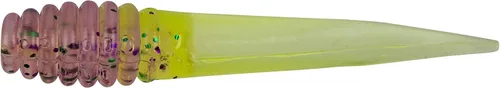Vista 30 de Bobby Garland Slab Slay'R Señuelo de Pesca de Plástico Suave para Crappie, Equipo de Pesca y Accesorios, 2", Doble Arco Iris Plateado Arco iris