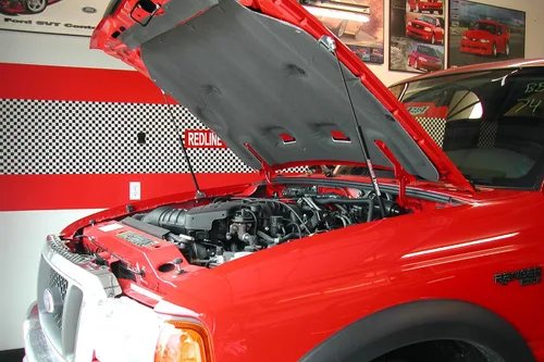 Vista 5 de Redline Tuning 21-11020-02 Sistema de capó QuickLIFT Plus compatible con Ford Ranger 1993-2011 (todos los componentes negros) Compatible con Ford