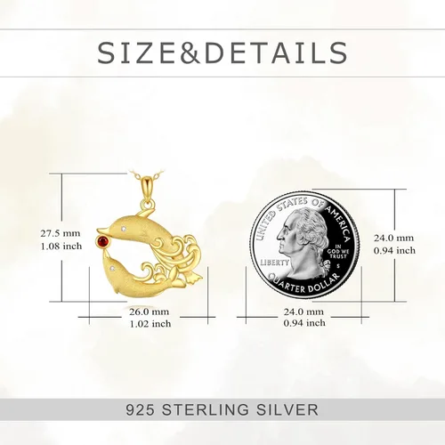 Vista 5 de Collar con colgante de plata de ley, regalo de joyería para niñas y mujeres