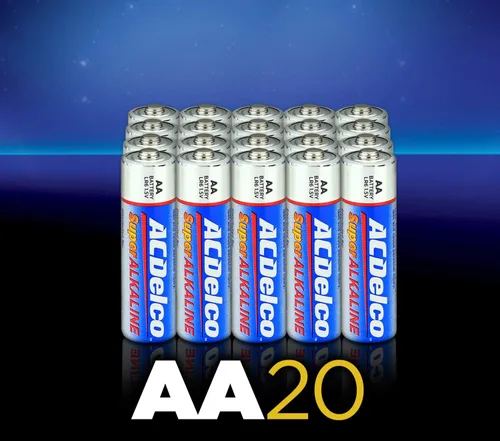 Vista 3 de ACDelco - Paquete de 20 pilas AA y AAA, superalcalinas, 10 años de vida útil