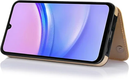 Vista 6 de Asuwish Funda de teléfono para Samsung Galaxy A15 5G/4G con protector de pantalla de vidrio templado, tarjetero con soporte para tarjetero, soporte