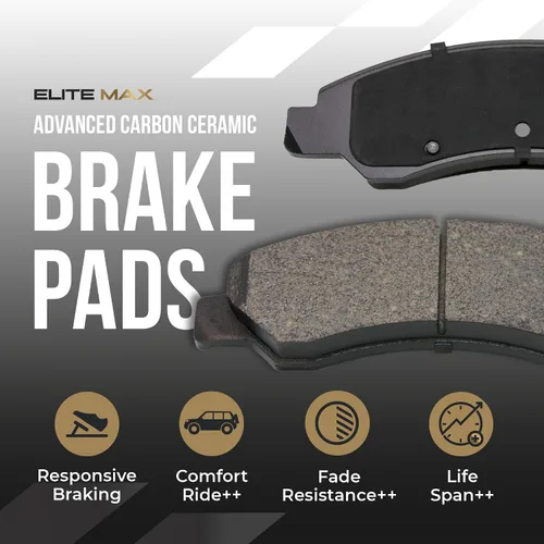 Vista 5 de Max Advanced Brakes Kit de freno trasero para Toyota Camry Serie ComfortMax