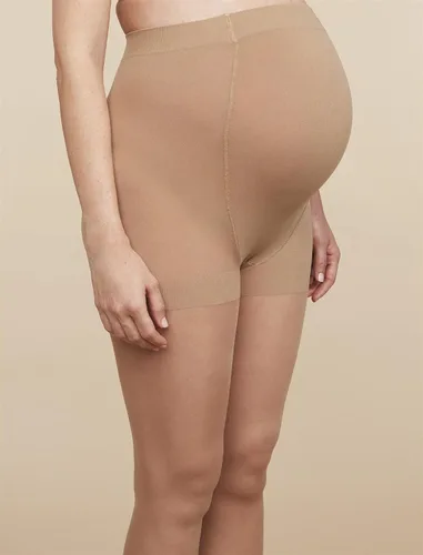 Vista 3 de Motherhood Maternity Medias de compresión transparentes para mujer, para embarazo, sobre el vientre