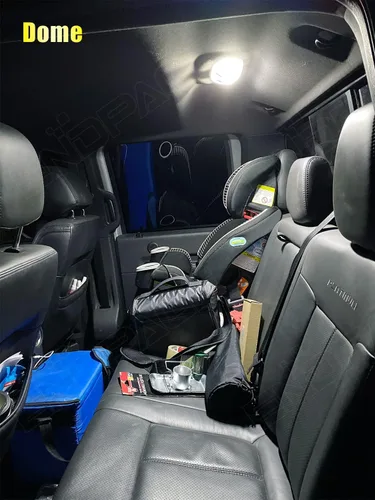 Vista 4 de Kit de 14 luces LED interiores F250 F350 para Ford F-250 F-350 1999-2016 Super Duty Blanco 6000K paquete de iluminación LED interior + luces