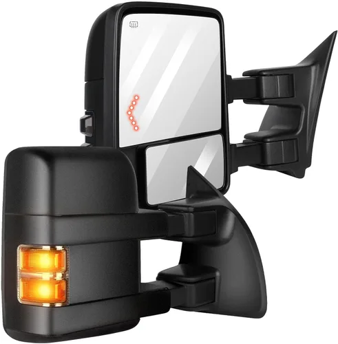 Vista 24 de Espejos de remolque aptos para Ford 1999-2007 para F250 para F350 para F450 para F550 Super Duty Truck 2000-2005 para Ford para espejos de remolque