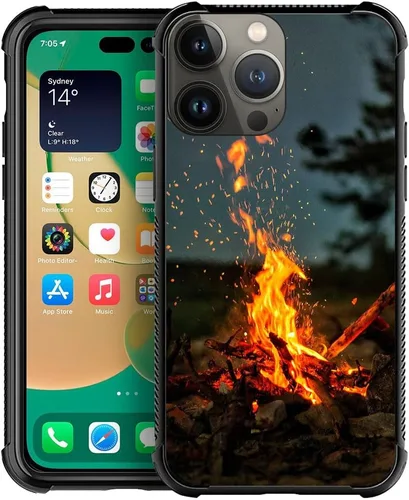 Vista 108 de CARLOCA Funda compatible con iPhone 15, increíble patrón de luz espacial nebulosa para niñas y niños, ultra protección, a prueba de golpes