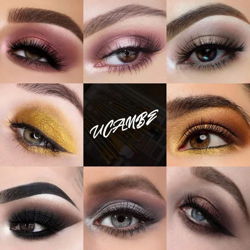 Vista 2 de UCANBE Paleta de sombra de ojos desnudos de 60 colores, paleta de maquillaje de desnudos neutros cálidos, brillo mate natural, sombras de ojos