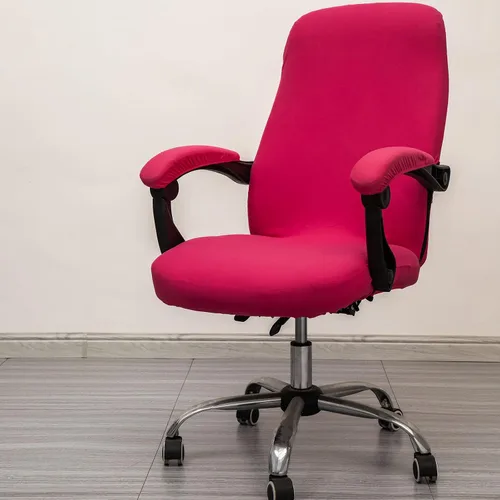 Vista 14 de Melaluxe Funda para silla de oficina con fundas para brazos - Funda elástica universal para silla de escritorio, fundas para silla de computadora