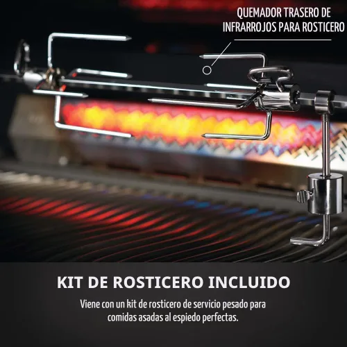 Vista 10 de Napoleon P665NSS Prestige 665 Parrilla de gas natural