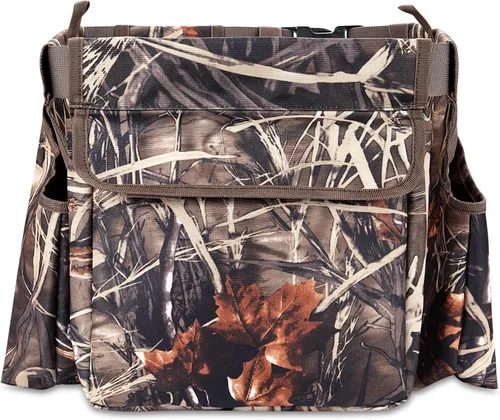 Vista 5 de Cinturón de caza paloma: ajustable con bolsa de juego, bolsas de concha, portador de botellas de agua - cinturón de campo y tiro Camuflaje