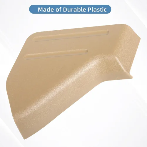 Vista 5 de Panel de moldura de asiento eléctrico y bisel del interruptor de asiento negro lado del conductor compatible con Ford F150 2009-2014 Lincoln Mark LT
