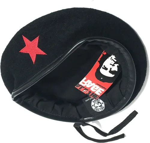 Vista 3 de Che Guevara Store - Boina militar negra con estrella roja