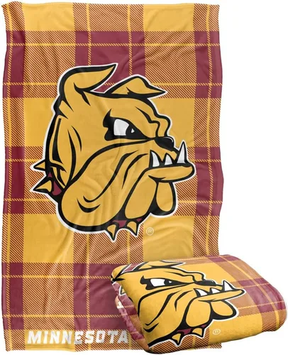 Vista 263 de LOGOVISION St John's University Campus Plaid Spirit Silky Touch Manta súper suave 36 x 58 pulgadas
