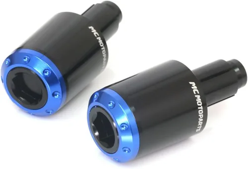 Vista 7 de Atom CNC Bar End Pesos para Yamaha Xmax 300 2017 – 2018, Negro